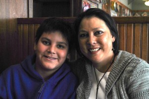 Maia Rogers and her son Maia Rogers and her son